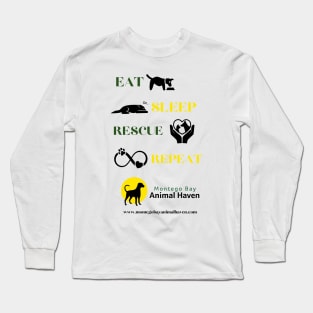 Eat, Sleep, Rescue, Repeat Long Sleeve T-Shirt